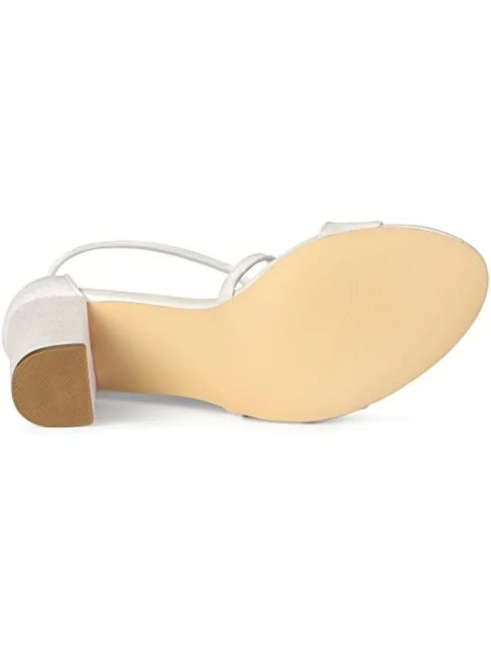 Glitter Crisscross Strap Block Heels Sandals for Women - Stylish & Comfortable
